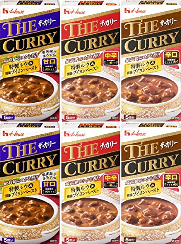 ザ・カリー＜甘口・中辛・辛口＞(各2個×3種類)おまけ付き おかず 夜食【在庫あり】のサムネイル