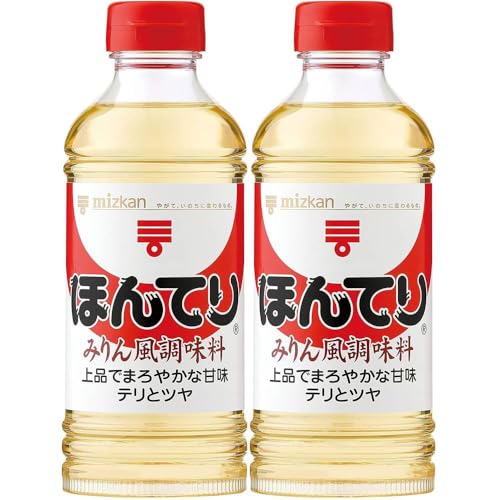 2本ほんてり みりん風調味料 400ml ミツカン 上品でまろやかな甘味 煮物 照り焼き 生姜焼き テリ ツヤ 万能 いろいろな料理に 和食 日本食 おまけ付(シール)