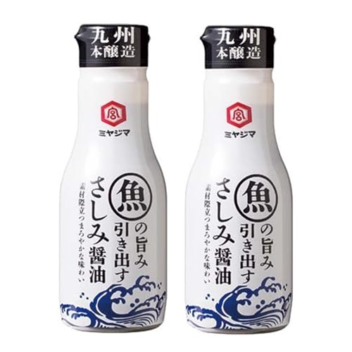 2本魚の旨味引き出すささみ醤油 200ml 宮島醤油 酸化防止 二重構造ボトル 本醸造再仕込醤油 旨味 ささみ まろやかな味わい 九州 おまけ付(シール)