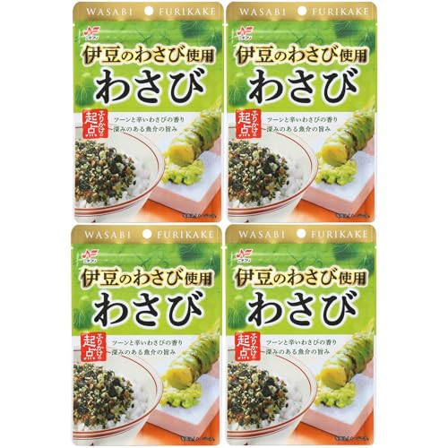 4袋ふりかけの起点 わさび 40g ニチフリ ジッパー付き 伊豆のわさび ご飯 おにぎり お弁当 運動会 お花見 イベント 朝食 軽食