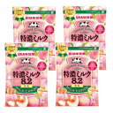4袋特濃ミルク8.2 もも 70g 北海道産生クリーム使用 山梨県産桃果汁使用 桃の果汁感 上質なミルクキャンディ 贅沢 おやつ キャンディー 飴 紙パッケージ 母の日 父の日 贈り物 登山 集会