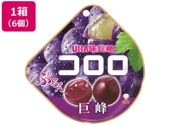 【3セット】UHA味覚糖 コロロ グレープ 6入【F倉庫】