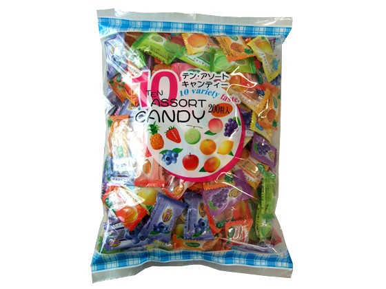 【3個セット】ニッシンドルチェ 10アソートキャンディ200 560g【F倉庫】