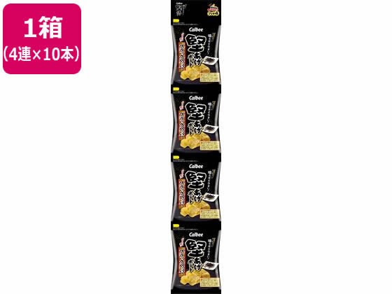 【2個セット】カルビー 堅あげポテト ブラックペッパー味 プッチ4 60g×10本【F倉庫】