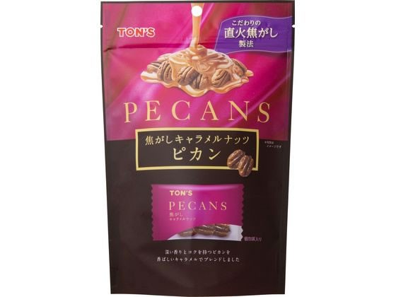 【4セット】東洋ナッツ食品 焦がしキャラメルナッツ ピカン 70g【F倉庫】