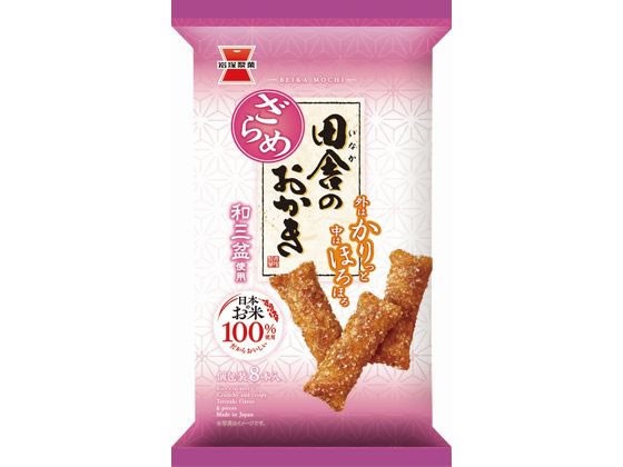 【10個セット】岩塚製菓 田舎のおかき ざらめ味【F倉庫】