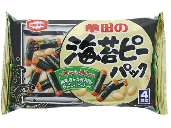 【9個セット】亀田製菓 海苔ピーパック【F倉庫】