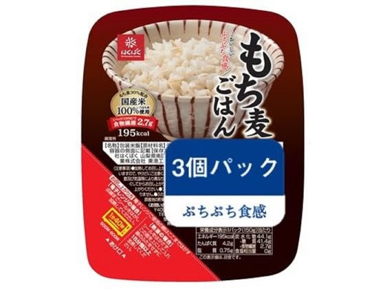 【5セット】はくばく もち麦ごはん無菌パック 150g×3個【F倉庫】