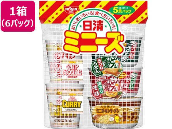 【1セット】日清食品 ミニーズ〔東〕5食×6パック【F倉庫】