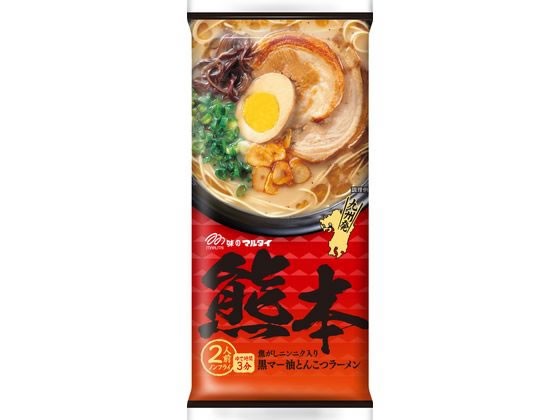 【10セット】マルタイ 熊本黒マー油とんこつラーメン 186g【F倉庫】