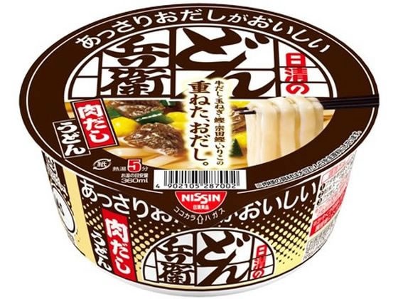 【15個セット】日清食品 おだしがおいしい どん兵衛 肉うどん【F倉庫】