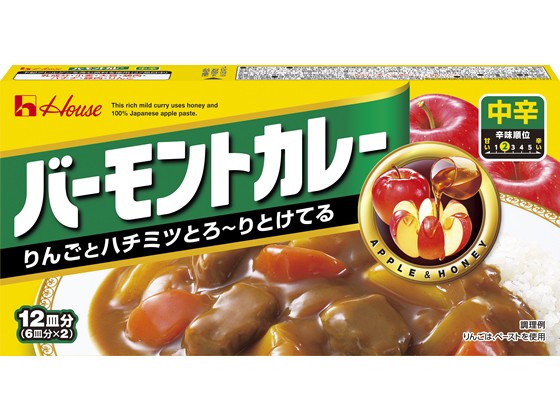 樂天商城 - 【6個セット】ハウス食品 バーモントカレー 中辛 230g【F倉庫】