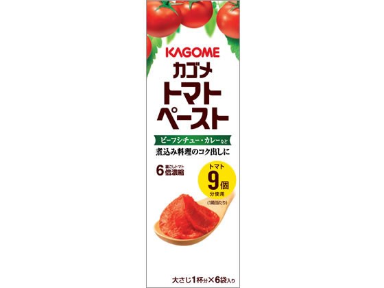 【10セット】カゴメ トマトペーストミニパック 18g×6袋【F倉庫】