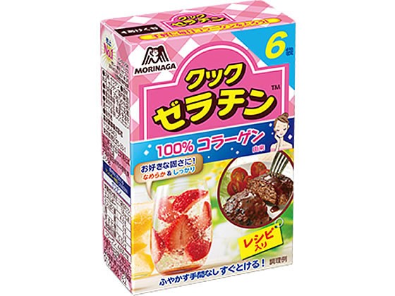 【12個セット】森永製菓 クックゼラチン 5g×6袋入【F倉庫】