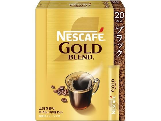 【6セット】ネスレ ネスカフェ ゴールドブレンド スティック ブラック 20本 012612543【F倉庫】
