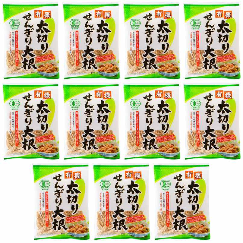 まるほ食品 有機太切りせんぎり大根 60g × 11【Y倉庫】