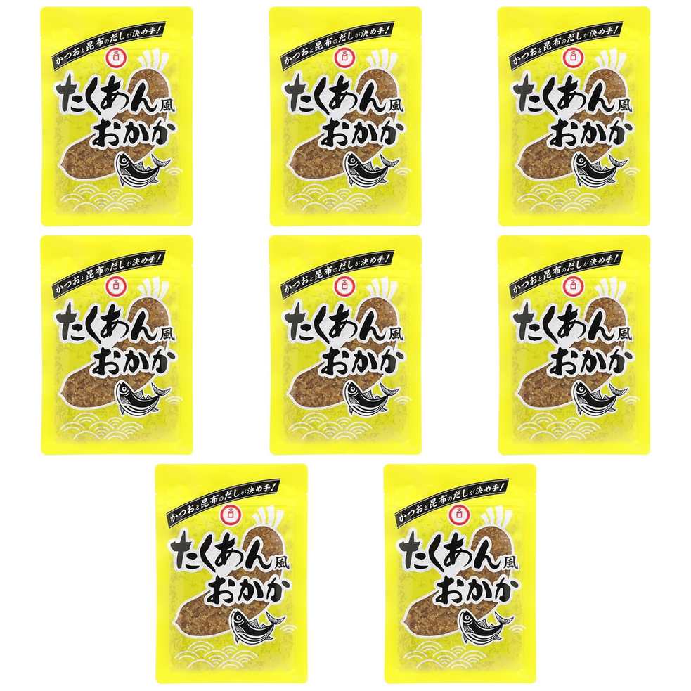 ブンセン たくあん風おかか 106g [ウェットタイプふりかけ] × 8【Y倉庫】
