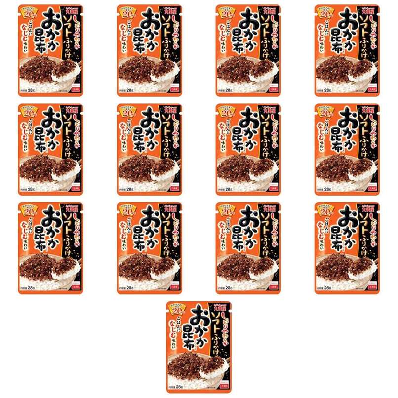 丸美屋 ソフトふりかけ おかか昆布 28g × 13【Y倉庫】