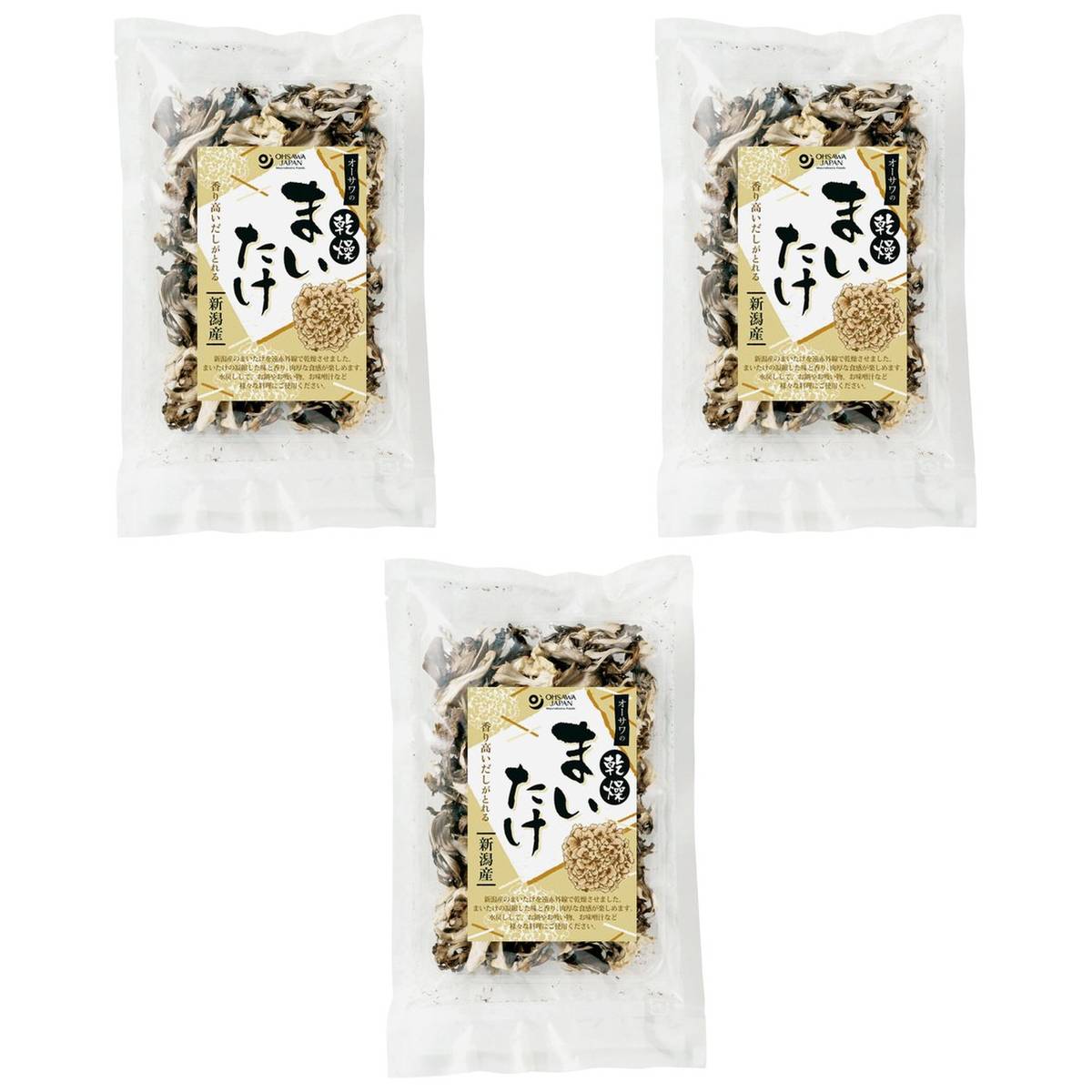 オーサワジャパン オーサワの乾燥まいたけ 新潟産 30g × 3【Y倉庫】