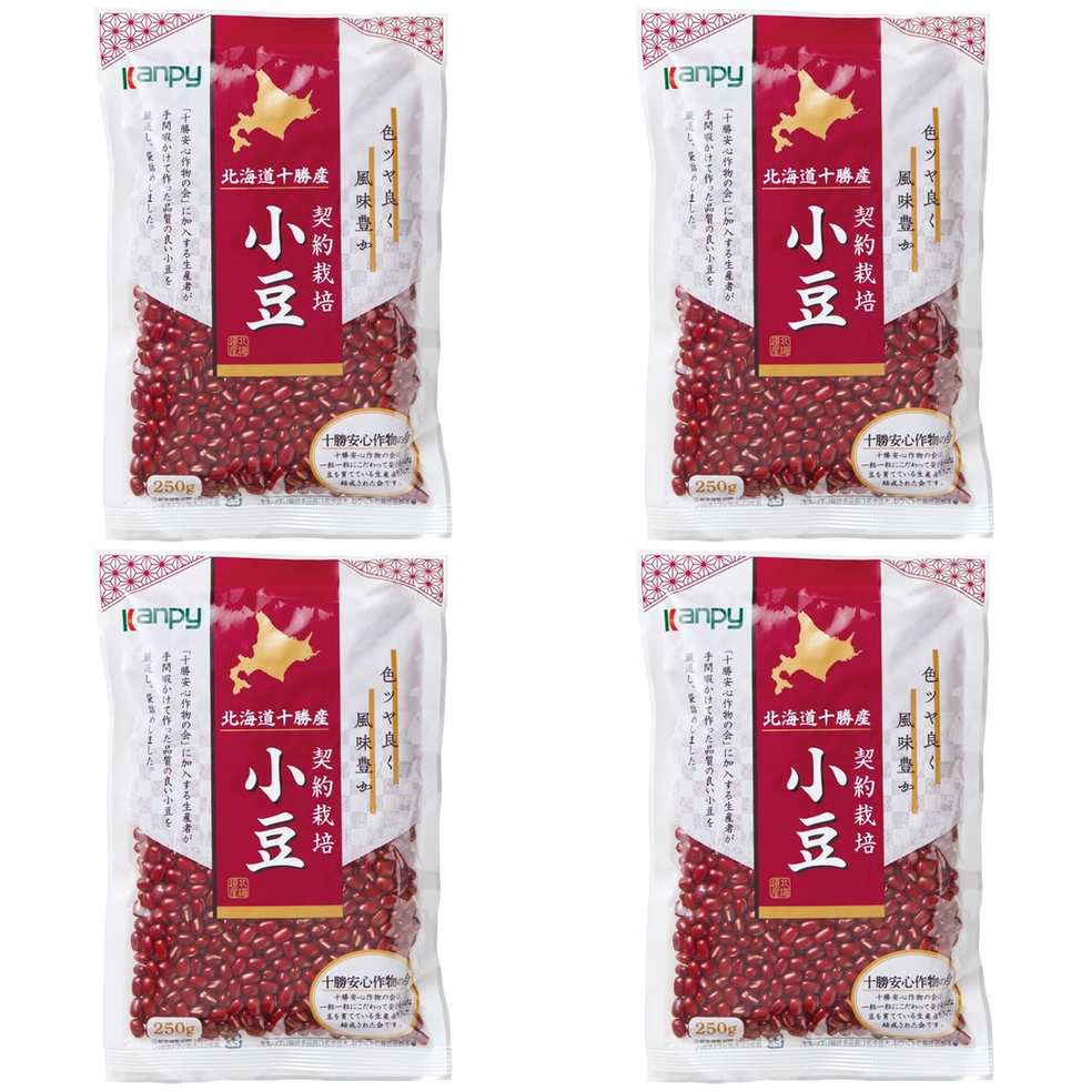 【商品説明】 加藤産業 Kanpy カンピー 北海道十勝産 契約栽培 小豆 250g の 商品概要 色ツヤよく風味豊か 煮込むとふっくら仕上がります。 十勝安心作物の会 十勝安心作物の会は、一粒一粒にこだわって安全安心な豆を育てている生産者たちで結成された会です。 内容量:250g セット内容:4個 原産地:日本 【商品スペック】 加藤産業 Kanpy カンピー 北海道十勝産 契約栽培 小豆 250g の商品スペック その他 ●名称:小豆 ●内容量:250g ●保存方法:風通しの良い涼しい場所に保存してください。夏期は虫やカビが発生しやすいため、未開封であっても冷蔵庫での保存をおすすめします。 ■アレルゲン情報:なし 他の加藤産業の食品&飲料・お酒を探す 食品&飲料・お酒 加藤産業 Kanpy カンピー>乾物 加藤産業 Kanpy カンピー>乾燥豆 加藤産業 Kanpy カンピー メーカー都合により、パッケージや内容が変更となる場合がございます。パッケージ変更を理由とした返品は承っておりません。