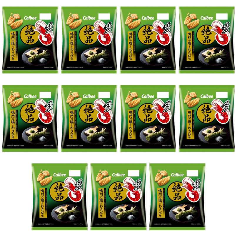【商品説明】 Calbee カルビー 絶品かっぱえびせん 鳴門の塩とわさび味 50g の 商品概要 特徴 これぞ大人のわさび味! ツンときいたわさびの辛さとキリっとした塩味が癖になる一品です。お酒のおともにぴったりなかっぱえびせんです。 日本のこだわり素材で濃いめに味付け。えびの濃い味わいと、食べ応えのある、太く堅めの食感で仕上げました。この味わいの調和、まさに絶品です。 内容量:50g セット内容:11個 原産地:日本 【商品スペック】 Calbee カルビー 絶品かっぱえびせん 鳴門の塩とわさび味 50g の商品スペック その他 ●内容量:50g ●名称:スナック菓子 ●原材料名:小麦粉(国内製造)、植物油、えび、でん粉、砂糖、食塩、ぶどう糖、デキストリン、酵母エキスパウダー、発酵酵母エキスパウダー、本わさびパウダー / 調味料(アミノ酸等)、膨脹剤、香辛料抽出物、酸味料、甘味料(甘草)、香料 ●原産国:日本 ●保存方法:直射日光・高温多湿の場所を避けてください。 ●栄養成分:1袋50g当たり(エネルギー:244kcal、たんぱく質:3.9g、脂質:10.9g、炭水化物:32.6g、食塩相当量:1.2g、カルシウム:154mg) ●食物アレルギー:小麦・えび 他のCalbeeの食品&飲料・お酒を探す 食品&飲料・お酒 Calbee カルビー>お菓子・スイーツ Calbee カルビー>スナック菓子 Calbee カルビー メーカー都合により、パッケージや内容が変更となる場合がございます。パッケージ変更を理由とした返品は承っておりません。