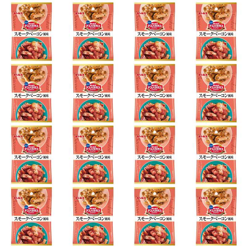 ギンビス ミニアスパラガス スモークベーコン風味 40g × 16【Y倉庫】