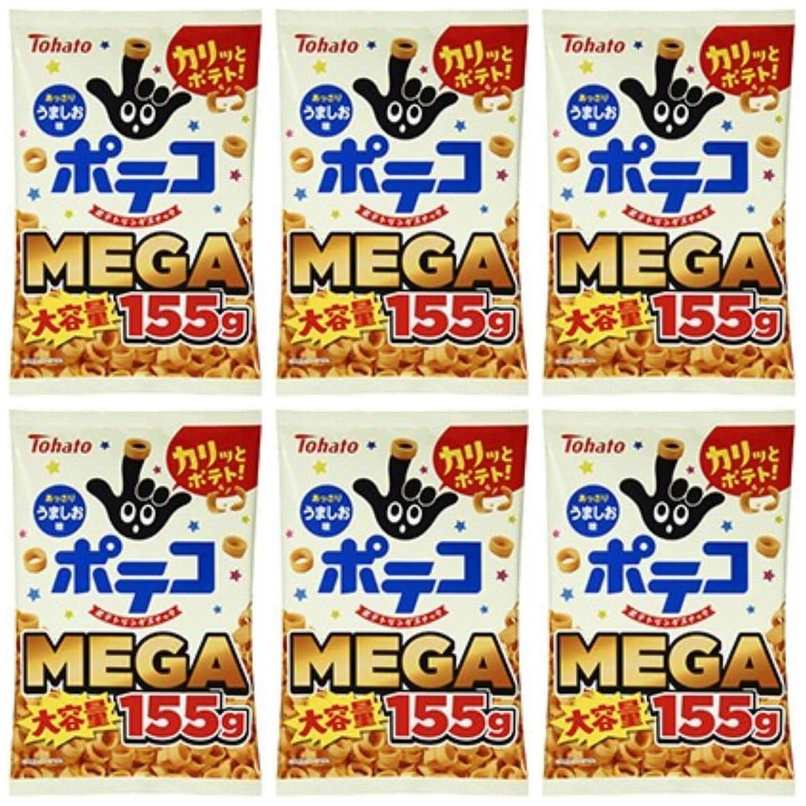 【商品説明】 東ハト Tohato MEGA大容量 ポテコうましお味 155g の 商品概要 特徴 カリッとはじける食感のポテトリングスナック「ポテコ」のうましお味が、たっぷり入ったMEGA大容量サイズになりました。沖縄の海の塩を使用することでじゃがいもの味わいを引き立てた、あっさりとしたうましお味です。ついつい手がすすむ、食べ飽きないおいしさをたっぷりとお楽しみください。 内容量:ポテコうましお味 155g の商品スペック セット内容:6個 原産地:日本 【商品スペック】 東ハト Tohato MEGA大容量 ポテコうましお味 155g の商品スペック その他 ●内容量:155g ●名称:スナック菓子 ●原材料名:乾燥ポテト(外国製造)、植物油脂、食塩(沖縄県製造食塩15%)/加工澱粉、調味料(アミノ酸等)、酸化防止剤(ビタミンE)、香料 ●産地:日本 ●保存方法:直射日光・高温多湿をおさけください ●栄養成分:たんぱく質:3.0g脂肪:32.4g炭水化物:60.5g食塩相当量:1.1g ●食物アレルギー:- 他の東ハトの食品&飲料・お酒を探す 食品&飲料・お酒 東ハト Tohato>お菓子・スイーツ 東ハト Tohato>スナック菓子 東ハト Tohato メーカー都合により、パッケージや内容が変更となる場合がございます。パッケージ変更を理由とした返品は承っておりません。