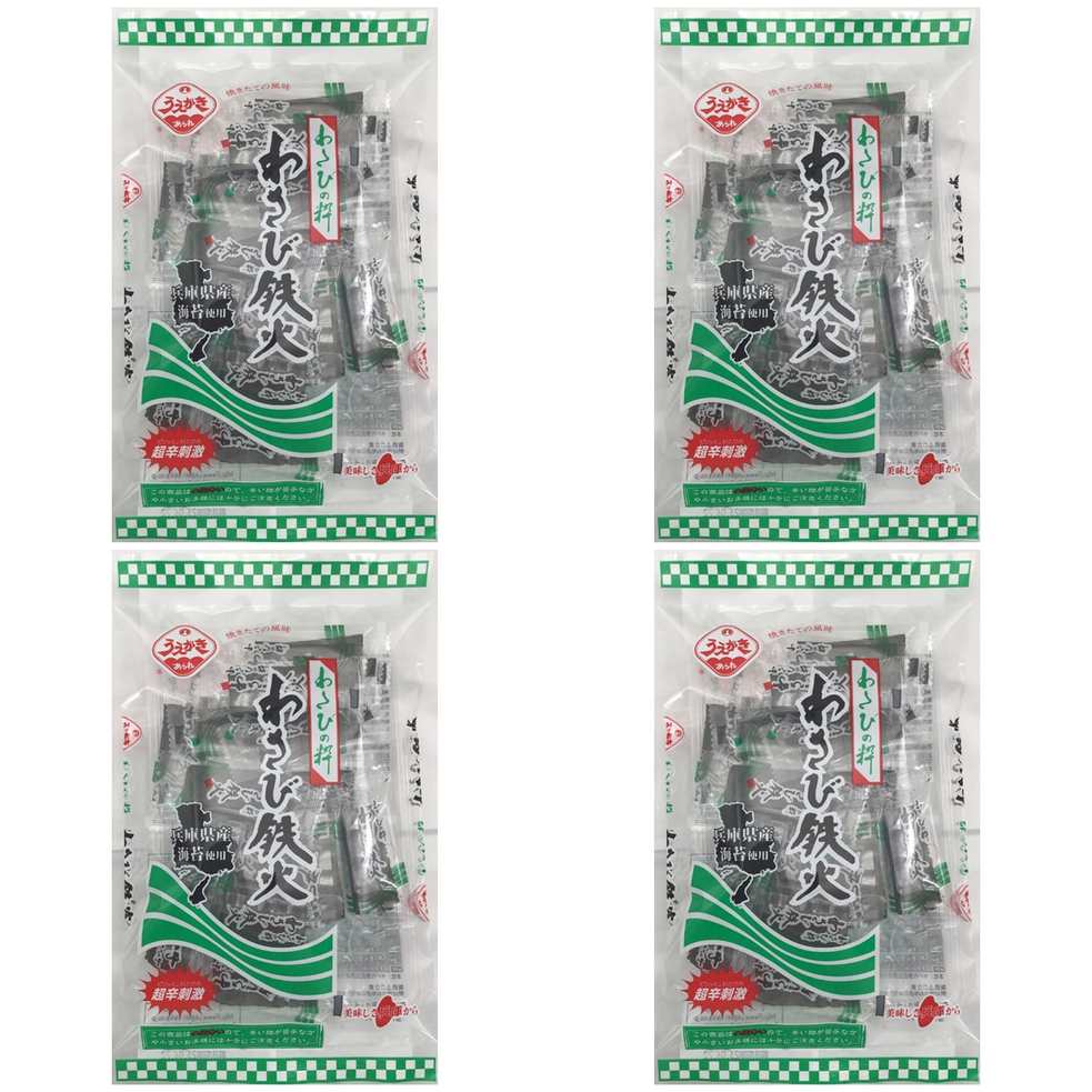 【商品説明】 植垣米菓 わさび鉄火 36g の 商品概要 特徴 激辛にわさびを効かせた国産海苔を巻いたおかき(個包装タイプ) 内容量:36g セット内容:4個 原産地:日本 【商品スペック】 植垣米菓 わさび鉄火 36g の商品スペック その他 ●内容量:36g ●名称:あられ ●原材料名:もち米(国内産、タイ産)、でん粉、醤油(大豆・小麦を含む)、海苔、砂糖、いわしエキス、黒胡椒、わさび/香辛料抽出物、調味料(アミノ酸等) ●原産国:日本 ●保存方法:直射日光や高温多湿の場所での保存はお避けください。 ●栄養成分表示1袋(36g)あたり:エネルギー116kcalたんぱく質3.5g脂質0.5g炭水化物28.5g食塩相当量1.0g ●食物アレルギー:小麦、大豆 他の植垣米菓の食品&飲料・お酒を探す 食品&飲料・お酒 植垣米菓>お菓子・スイーツ 植垣米菓>せんべい・米菓 植垣米菓 メーカー都合により、パッケージや内容が変更となる場合がございます。パッケージ変更を理由とした返品は承っておりません。