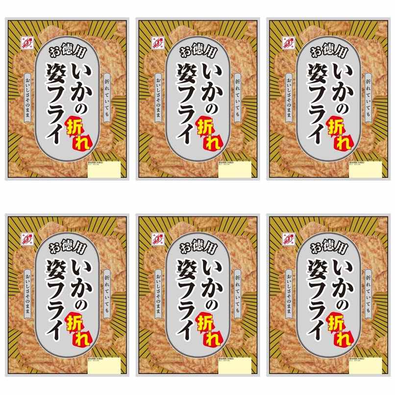 【商品説明】 全珍 いかの折れ姿フライ 116g の 商品概要 特徴 選別時にはじかれた、姿フライの折れを使用しています。形は不揃いですが、おいしさは変わらないお得な製品です。 内容量:116g セット内容:6個 原産地:日本 【商品スペック】 全珍 いかの折れ姿フライ 116g の商品スペック その他 ●内容量:116g ●名称:珍味・おつまみ ●原材料名:小麦粉(国内製造)、植物油、でん粉、パン粉(乳成分・大豆を含む)、いか(魚介乾製品)、砂糖、食塩、植物性たん白、胚芽、香辛料、酵母エキス、卵白、いか風味シーズニング(りんご・ゼラチンを含む)、全卵粉末/調味料(アミノ酸等)、膨脹剤、トレハロース、乳化剤、甘味料(ステビア、カンゾウ)、香料、酸味料、着色料(カロチノイド) ●原産国:日本 ●保存方法:直射日光、高温多湿を避け、常温で保存してください。 ●栄養成分表示(100g当たり)エネリギー454kcalたんぱく質11.6g脂質17.9g炭水化物61.6g食塩相当量2.9g ●食物アレルギー:小麦・卵・乳成分・いか・大豆・りんご・ゼラチン 他の全珍の食品&飲料・お酒を探す 食品&飲料・お酒 全珍>お菓子・スイーツ 全珍>おつまみ・珍味 全珍 メーカー都合により、パッケージや内容が変更となる場合がございます。パッケージ変更を理由とした返品は承っておりません。