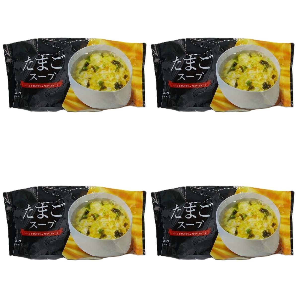丸天 フリーズドライ たまごスープ 6.5g×10食 × 4【Y倉庫】