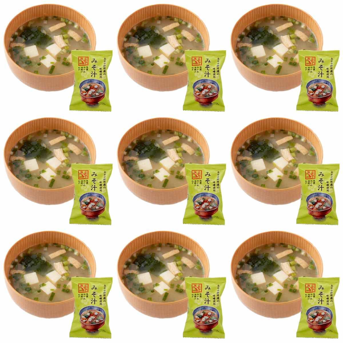 米五 越前おみそ汁 豆腐 × 9【Y倉庫】