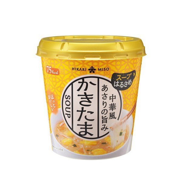 ひかり味噌 カップスープはるさめ 中華風かきたま 1食 × 8【Y倉庫】