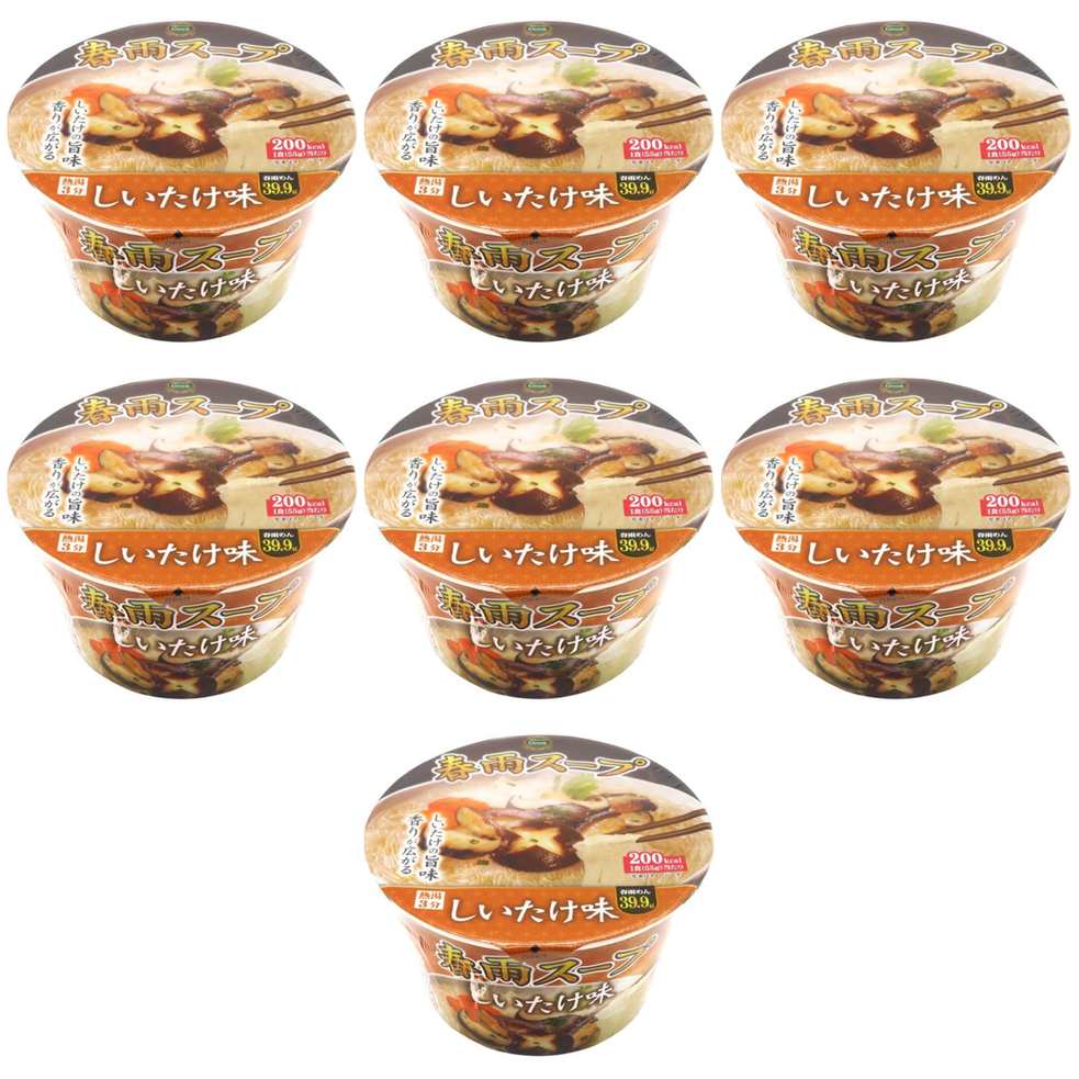 グリーン Green スープ春雨 しいたけ味(Bowl) 55g 638002 × 7【Y倉庫】