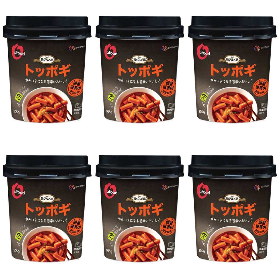 大象ジャパン もちもち食感 トッポギ 105g × 6【Y倉庫】