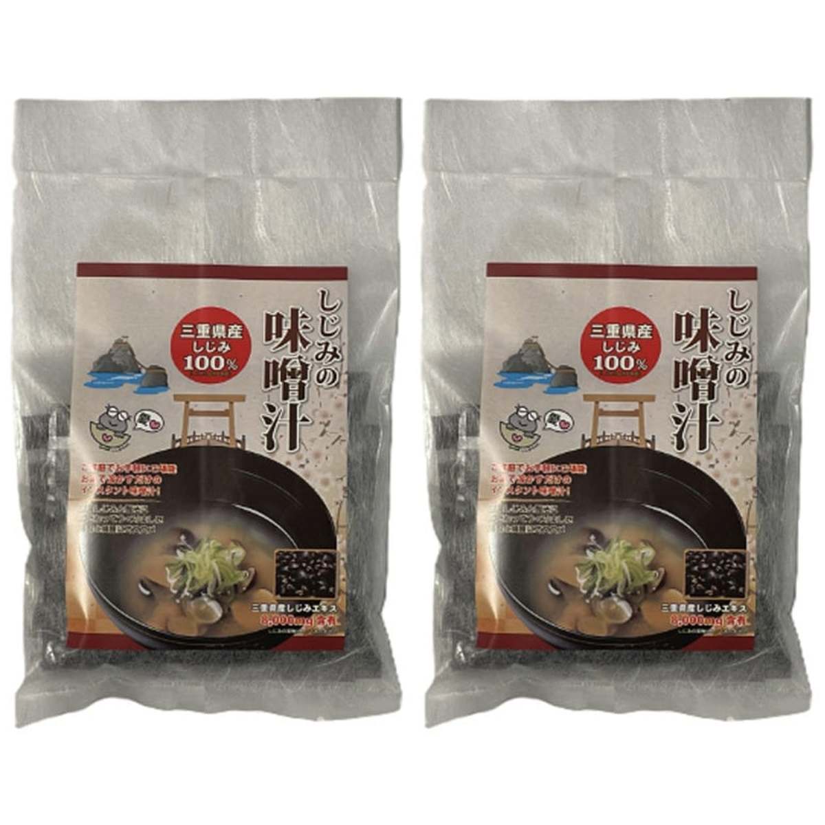 【商品説明】 イッツフーズ Itfoods 三重県産しじみの味噌汁 10袋入 の 商品概要 特徴 【三重県産100%】のしじみを贅沢に使用!合成オルニチン・保存料不使用のインスタント味噌汁。みえセレクション認定の高品質な滋養食で、肝臓・二日酔い対策を手軽に!お取り寄せ・ギフトに人気の高級な即席味噌汁です。 三重県が誇る最高品質のしじみと自然派オルニチン。 古くから「しじみは体に良い」と愛されてきた滋養食を、ご家庭で簡単に。本品は三重県産のしじみだけを100%厳選使用しています。産地直送の安心感と高品質が自慢で、三重県の優れた商品に贈られる「みえセレクション」にも選ばれた逸品です。 合成されたオルニチンは不使用!三重県産しじみの身がとろけるまでじっくり煮出し、旨味を最大限に引き出した濃厚なしじみエキスにより、自然のままのオルニチンを自然のまま摂取できます。肝臓の健康が気になる方、お酒を飲む方、疲労回復を目指す方へのサプリメント代わりにもおすすめです。 保存料不使用の本格的な高級貝だし。 保存料不使用にこだわっているため、小さなお子様からご年配の方まで、家族みんなで安心安全に召し上がれます。濃厚な貝出汁(だし)の旨みが凝縮されており、料亭のような本格的な味わい。インスタントなのに手軽で美味しい!朝食や昼食、夕食の汁物として時短で栄養補給が可能です。 健康を贈る贈り物! 贈答用としても人気が高く、母の日、父の日、敬老の日のギフト、お歳暮、お中元、帰省土産などの贈り物に最適です。健康を気遣う上司や友人への手土産にも喜ばれます。グルメな方にも自信を持ってお試しいただけます。 滋養を極めた濃厚しじみエキス 古くから愛される滋養食「しじみ」のパワーを凝縮。三重県産しじみの身がとろけるまでじっくり煮出し、旨味を最大限に引き出した濃厚なしじみエキスで仕上げた、本格的なインスタント味噌汁です。 三重県産しじみ100%の高品質 三重県産のしじみだけを厳選して100%使用。産地直送の安心感と高品質を保証する、贅沢なインスタント味噌汁です。三重県が誇る優れた商品に贈られる「みえセレクション」にも選ばれた逸品です。 合成オルニチン不使用の自然派 合成されたオルニチンは一切使用せず、しじみ本来が持つ自然のオルニチンをそのまま摂取できます。自然の恵みにこだわった、体に優しい商品です。 家族みんなで安心の品質 保存料不使用にこだわって作られています。小さなお子様からご年配の方まで、ご家族皆様に安心して毎日お召し上がりいただける、高品質なインスタント味噌汁です。 ギフトやお土産にも喜ばれる逸品 高品質と滋養の良さが評価され、「みえセレクション」にも選ばれた本品は、ギフトやお土産にも最適です。大切な方への健康を気遣った贈り物として大変喜ばれています。 ご注意 使用上の注意:熱湯によるやけどなどにご注意ください。開封後はお早めにお召し上がりください。 ※しじみのエキスはたっぷり入っておりますが、殻付きのしじみの実物は入っておりません。画像はイメージです。 内容量:20g×10袋 セット内容:2個 原産地:日本 【商品スペック】 イッツフーズ Itfoods 三重県産しじみの味噌汁 10袋入 の商品スペック 入数 10人前 アレルゲン 大豆 他のItfoodsの食品&飲料・お酒を探す 食品&飲料・お酒 イッツフーズ Itfoods）インスタント食品 イッツフーズ Itfoods）スープ・味噌汁 イッツフーズ Itfoods）味噌汁・お吸い物 イッツフーズ Itfoods 栄養成分表示 21kcal ※エネルギー(1食分(20g)) 1.4g ※たん白質 0.4g ※脂質 2.9g ※炭水化物 2.4g ※食塩相当量 その他 ●内容量:20g×10袋 ●名称:しじみの味噌汁 ●原材料名:シジミエキス(シジミ、食塩)(国内製造)、味噌(大豆を含む)、砂糖、コンブエキス、食塩/調味料(アミノ酸等) ●産地:国内製造 しじみ:三重県産 ●保存方法:直射日光を避け常温で保存 ●栄養成分表示1食分(20g)当たりエネルギー21kcalたん白質1.4g脂質0.4g炭水化物2.9g食塩相当量2.4g(この表示は推定値です) ●食物アレルギー:大豆 メーカー都合により、パッケージや内容が変更となる場合がございます。パッケージ変更を理由とした返品は承っておりません。