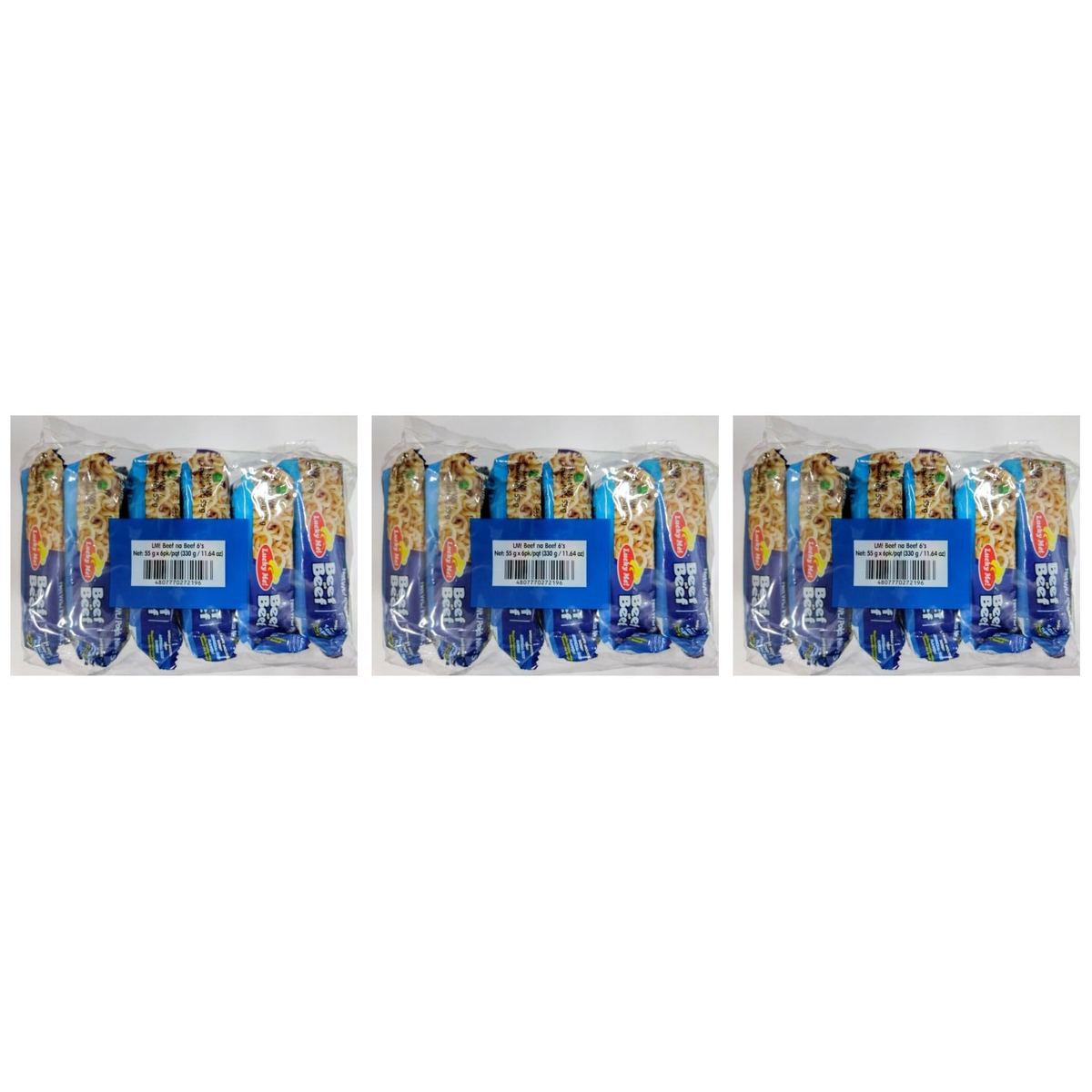 モンデニッシン MONDE NISSIN ラッキーミー インスタントヌードル ビーフ 330g (55...