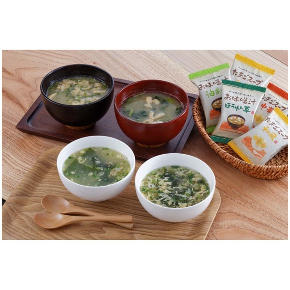 彩食工房 フリーズドライ お味噌汁・スープ詰合わせ 10食【Y倉庫】