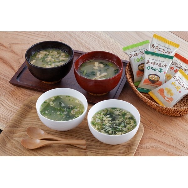 彩食工房 フリーズドライ お味噌汁・スープ詰合わせ 12食【Y倉庫】