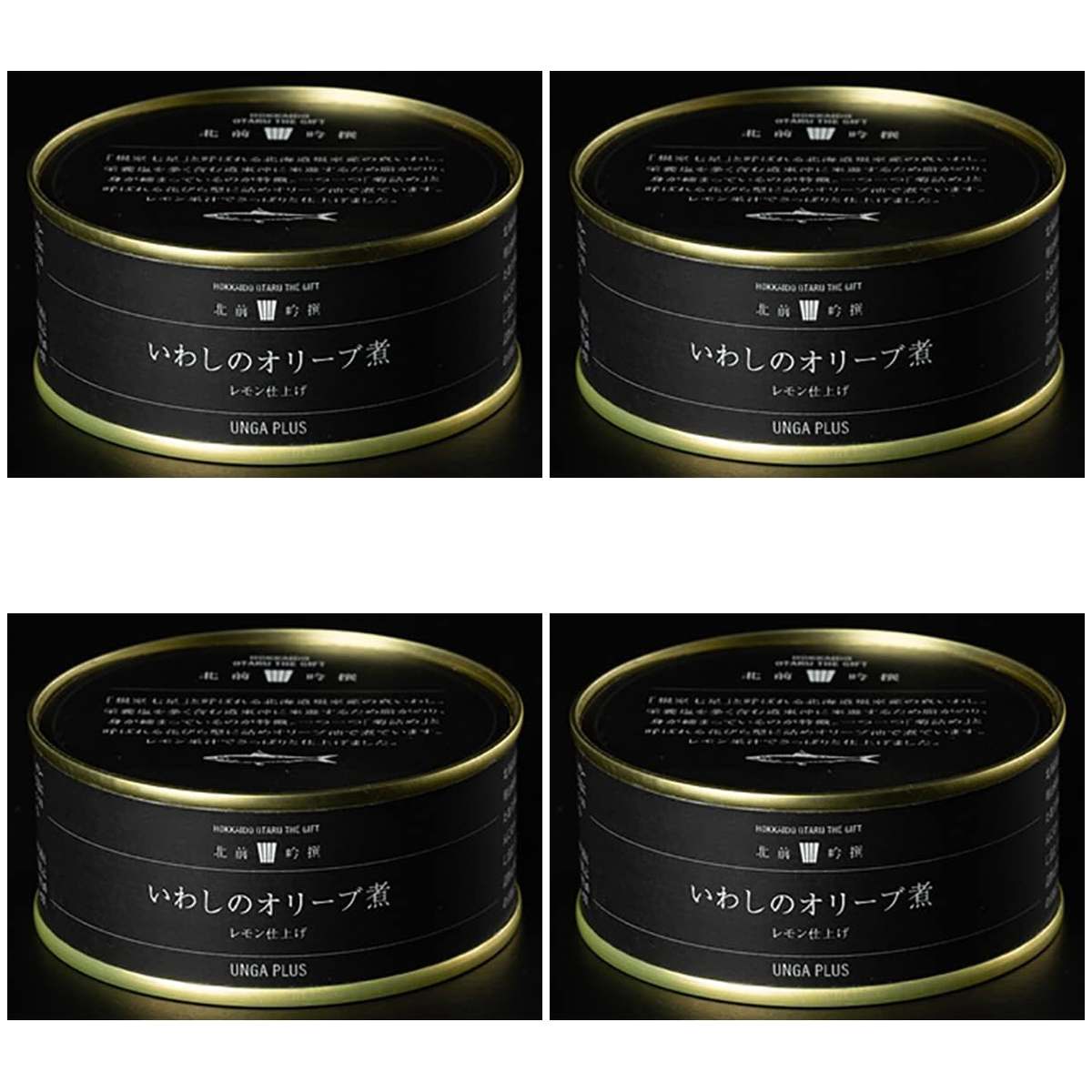 うんがぷらす UNGAPLUS いわしのオリーブ煮レモン仕上げ 95g × 4