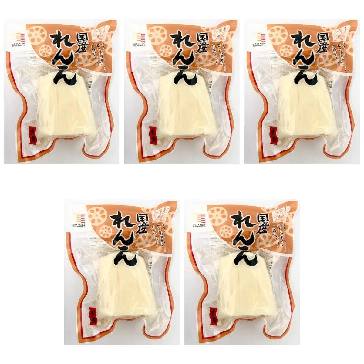 【商品説明】 北海道物産興社 国産れんこんホール120g の 商品概要 国産のレンコンを水煮に致しました。下処理済みなのですぐに料理にご利用頂けます。煮物や詰め物などいろいろな料理に是非ご利用下さい。 内容量:120g セット内容:5個 原産地:日本 【商品スペック】 北海道物産興社 国産れんこんホール120g の商品スペック その他 ●内容量:120g ●原材料名:蓮根/pH調整剤、酸化防止剤(ビタミンC)、漂白剤(次亜硫酸Na) ●栄養成分:100g当たり:エネルギー66kcal、たんぱく質1.3g、脂質0.1g、炭水化物16.1g、食塩相当量0.04g(七訂日本食品標準成分表による推定値) ●保存方法:直射日光、高温多湿を避けて保存してください。 ●開封後はお早めにお召し上がりください。 ●調理前に軽く水洗いしてご利用ください。 他の北海道物産興社の食品&飲料・お酒を探す 食品&飲料・お酒 北海道物産興社）缶詰・瓶詰・パウチ 北海道物産興社）コーン・トマトなど野菜類 北海道物産興社 メーカー都合により、パッケージや内容が変更となる場合がございます。パッケージ変更を理由とした返品は承っておりません。