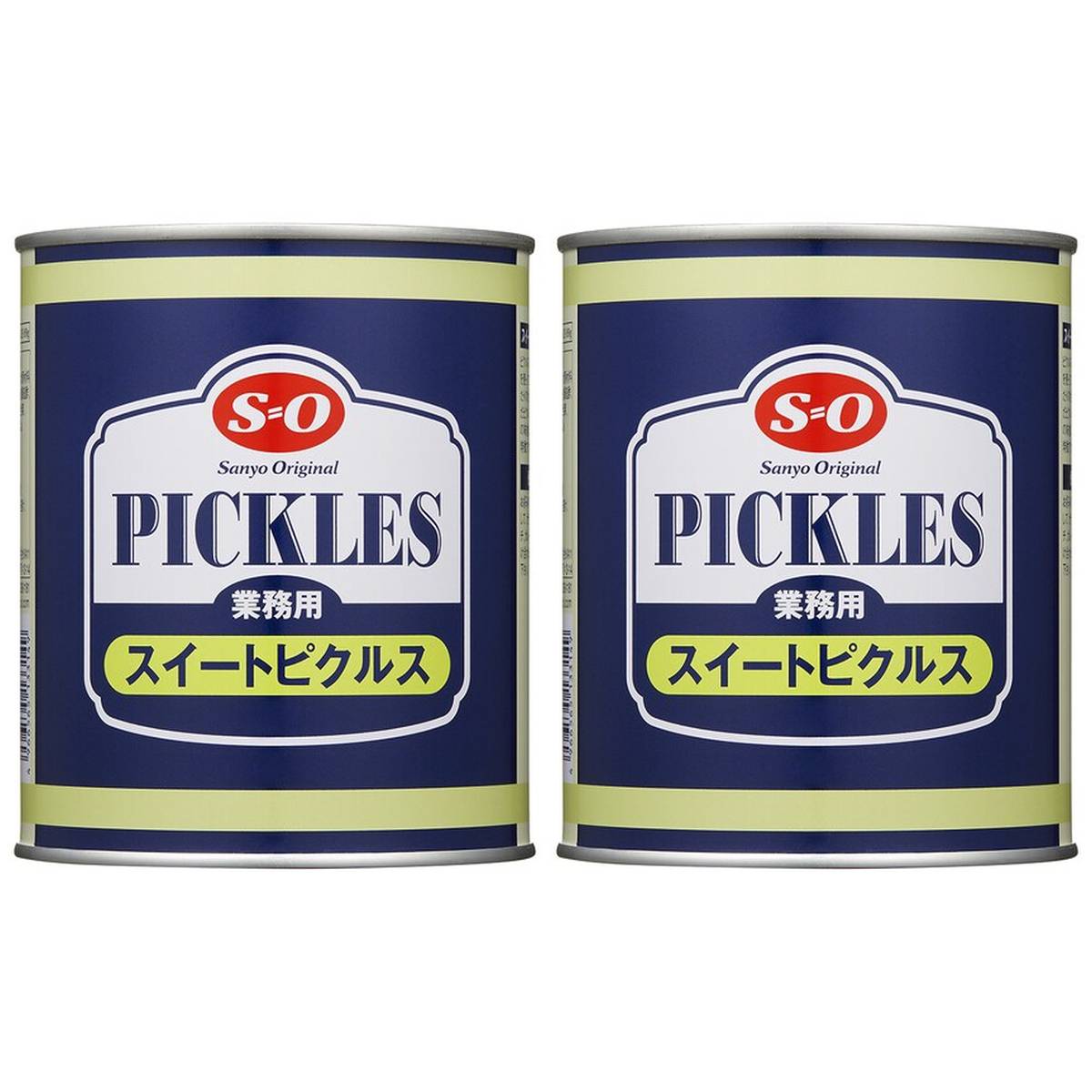 讃陽食品工業 S=O スイートピクルス(T) 2号缶 × 2【Y倉庫】