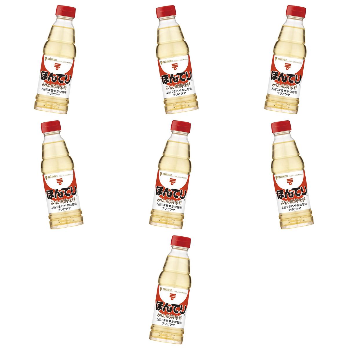 【商品説明】 ミツカン ほんてり みりん風調味料 360ml の 商品概要 美しいてりと上品な甘味のみりん風調味料 美しいてりとツヤ、上品でまろやかな甘味が特長のみりん風調味料です。色々なお料理の味わいをひきたてます。てりとツヤがつくので見映えもよくなります。煮物はもちろん、照り焼きなど幅広くお使いいただけます。 内容量:360ml セット内容:7個 原産地:日本 【商品スペック】 ミツカン ほんてり みりん風調味料 360ml の商品スペック その他 ●名称:みりん風調味料 ●原材料名:水あめ(国内製造)、米および米こうじの醸造調味料、醸造酢/酸味料 ●内容量:360ml ●保存方法:(開栓前):直射日光を避け、常温で保存 ●販売者:株式会社ミツカン ●栄養成分表示:大さじ1杯(15ml)当たりエネルギー:42kcal、たんぱく質:0g、脂質:0g、炭水化物:10.5g、食塩相当量:0.0088g■アレルゲン情報: 他のミツカンの食品&飲料・お酒を探す 食品&飲料・お酒 ミツカン）調味料・油・スパイス ミツカン）みりん風調味料 ミツカン メーカー都合により、パッケージや内容が変更となる場合がございます。パッケージ変更を理由とした返品は承っておりません。