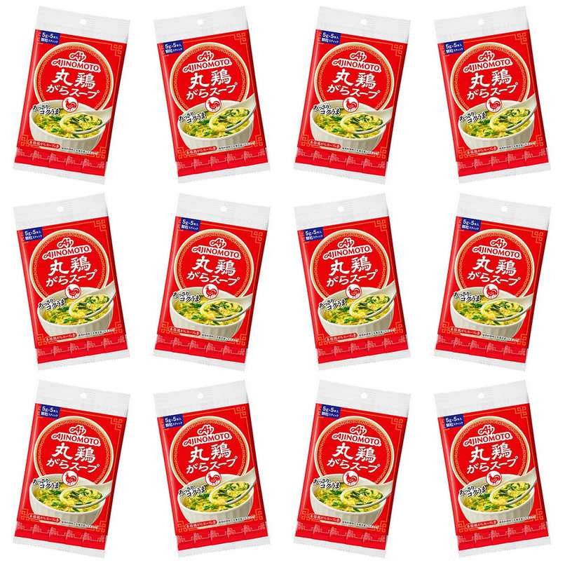 味の素 丸鶏がらスープ 5g×5本 25g × 12【Y倉庫】