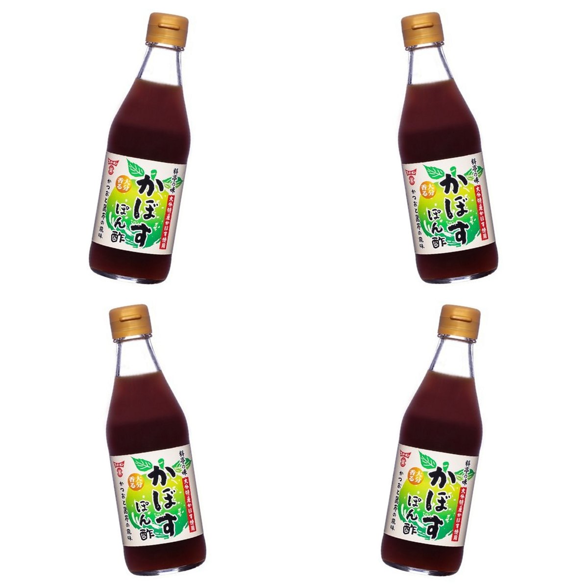 フンドーキン醤油 料亭の味 かぼすぽん酢 300ml × 4【Y倉庫】