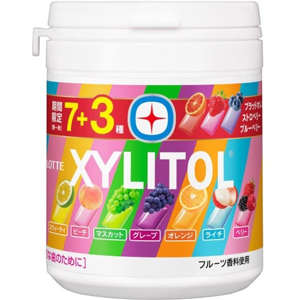 【3セット】ロッテ ロッテ キシリトールガム 7種アソートボトル 133g【Y倉庫】