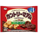 【6セット】不二家 カントリーマアム(バニラ&ココア) 18枚【Y倉庫】