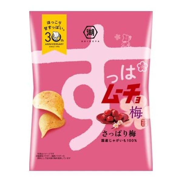 【11セット】湖池屋 すっぱムーチョチップス さっぱり梅味 55g [スナック]【Y倉庫】
