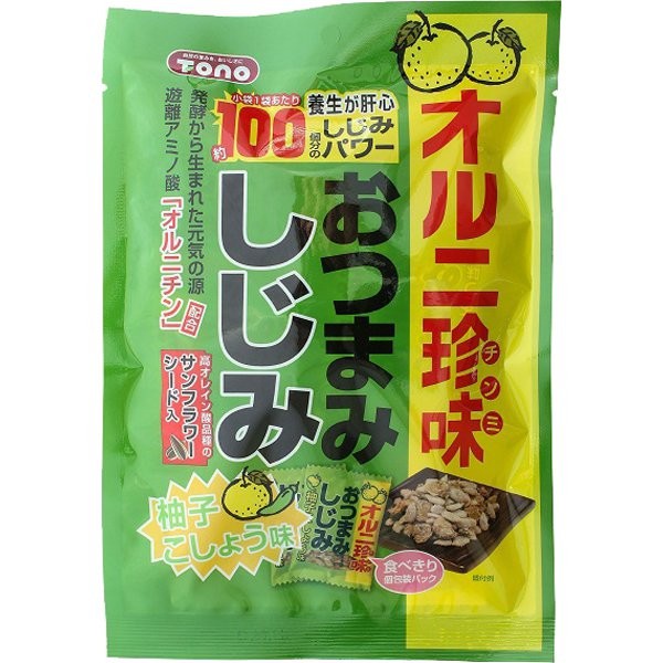 【5セット】トーノー おつまみしじみ柚子胡椒 42g【Y倉庫】