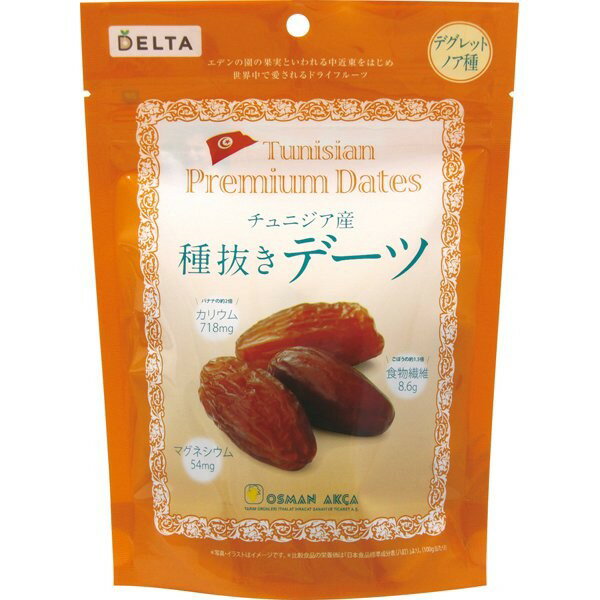 【4セット】デルタインターナショナル 種抜きデーツ 180g【Y倉庫】