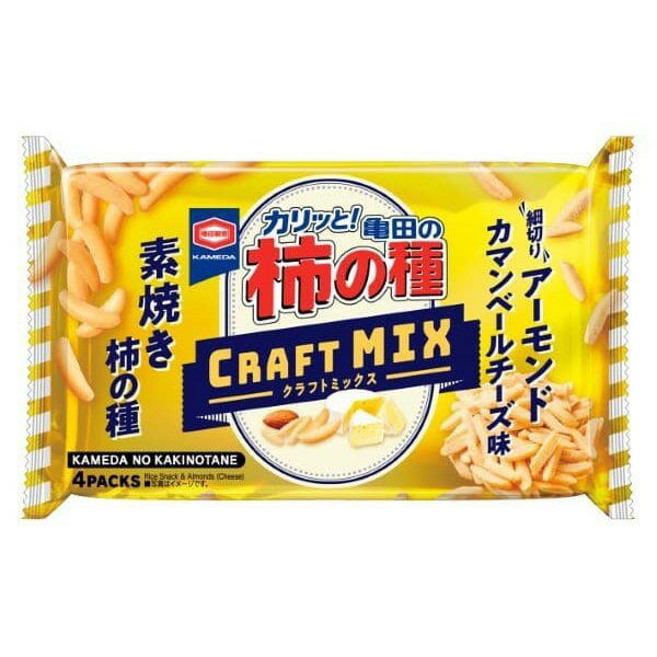 【5セット】亀田製菓 亀田の柿の種 クラフトMIX アーモンド 70g【Y倉庫】